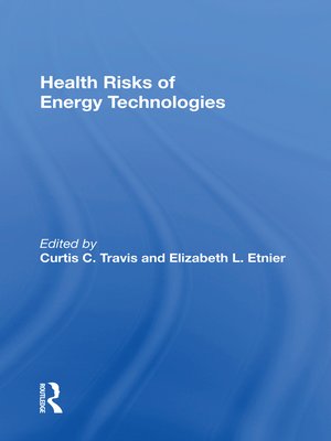 cover image of Health Risks of Energy Technologies